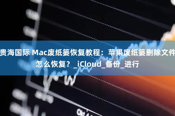 贵海国际 Mac废纸篓恢复教程：苹果废纸篓删除文件怎么恢复？_iCloud_备份_进行